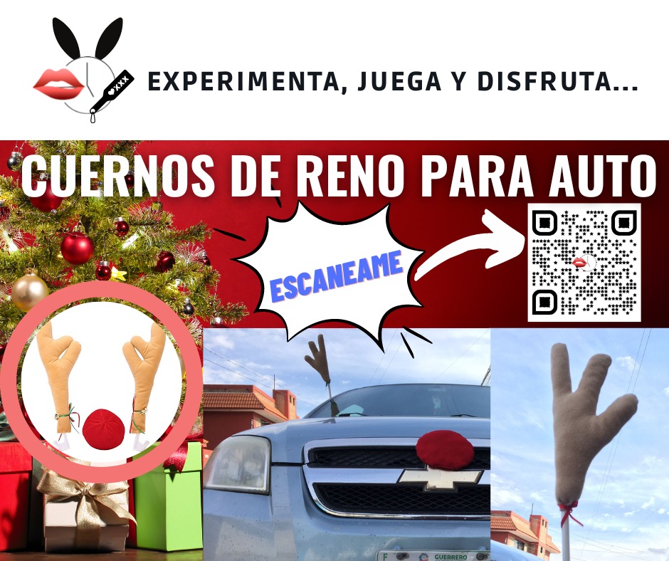 CUERNOS Y NARIZ RENO PARA AUTOMOVIL MT