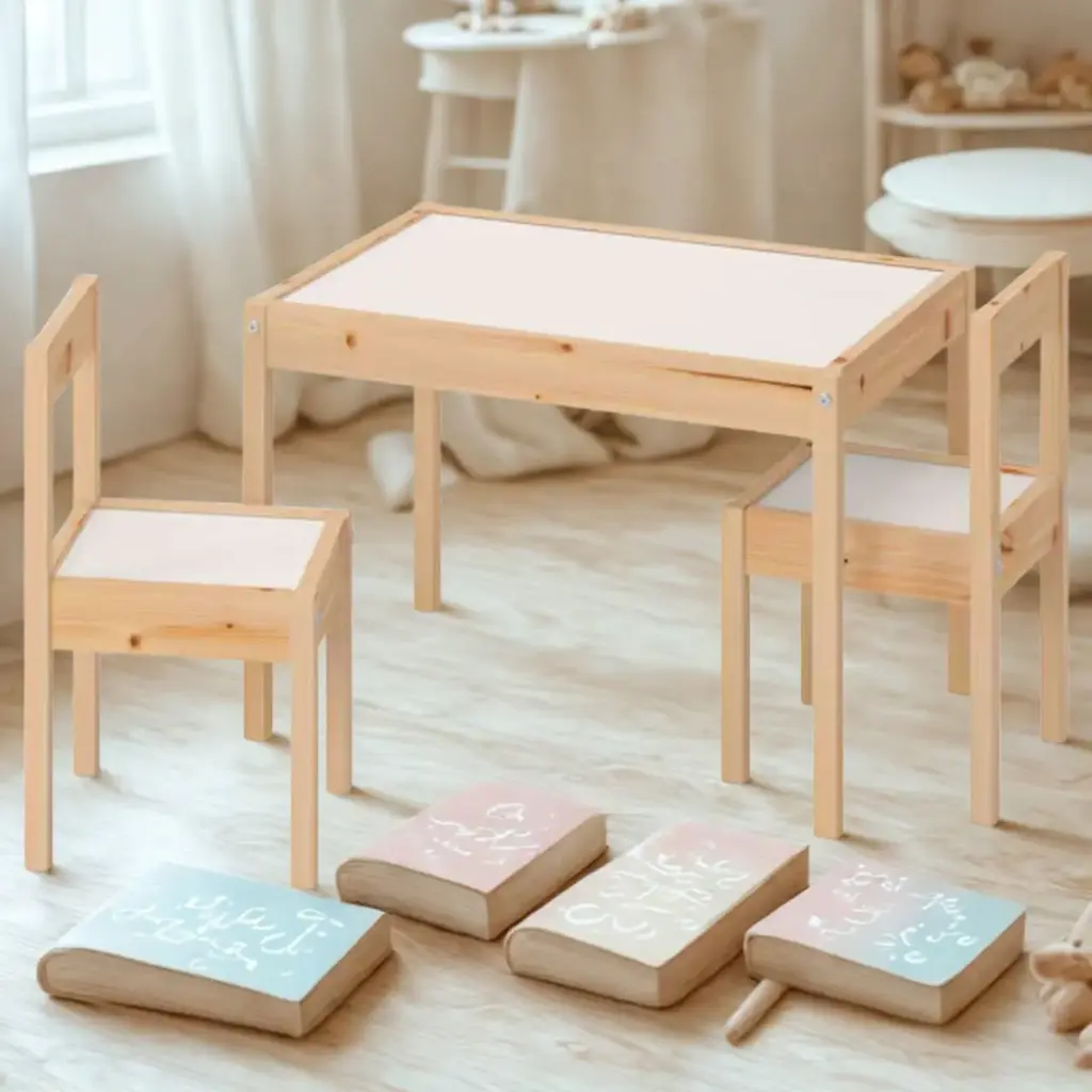 MESA C/SILLAS JGO (1 MESA Y 2 SILLAS)