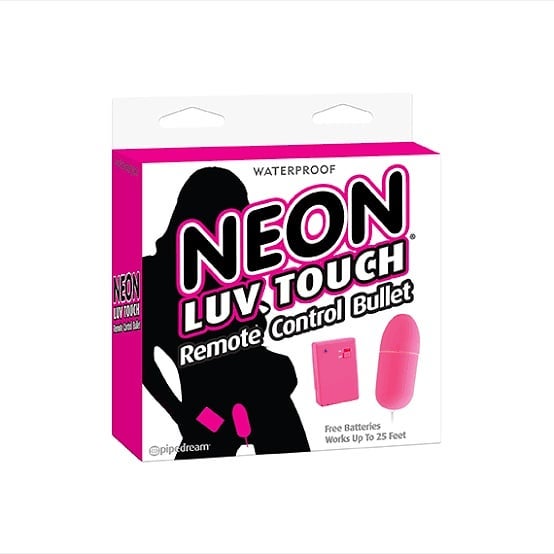 BALA VIBRADORA C/CONTROL NEON LOV-TOUCH