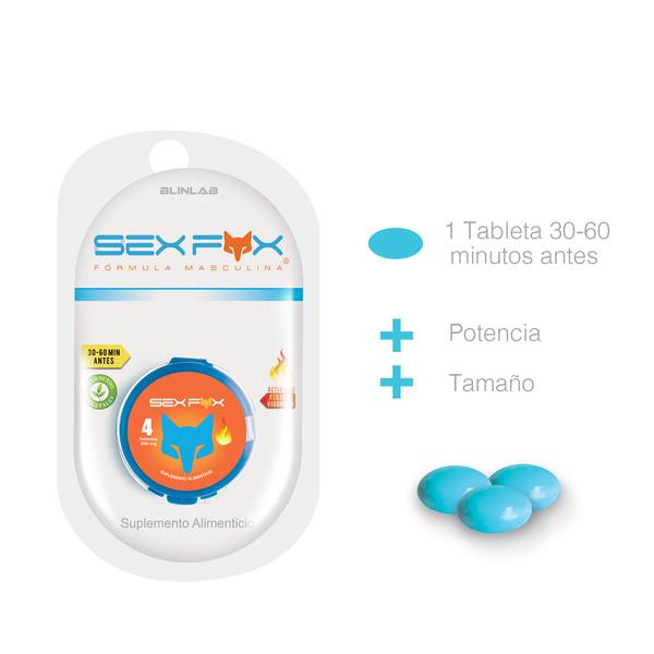 PASTILLA SEX FOX 2 PZAS. 500MG