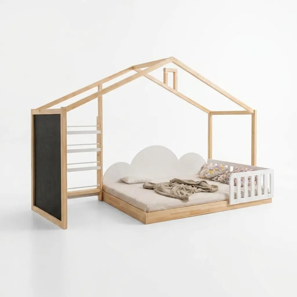 CAMA SANDRA INDIVIDUAL C/LIBRERO Y PIZARRON