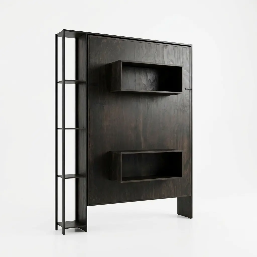 CAMA DE PARED ABATIS INDIVIDUAL VERTICAL REPISAS