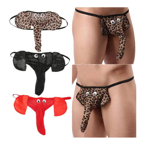 TANGA ELEFANTE UNITALLA CABALLERO ROJA