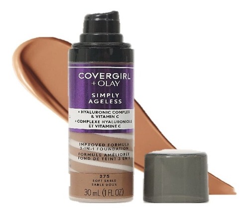 base liquida simply ageless covergirl+olay 
