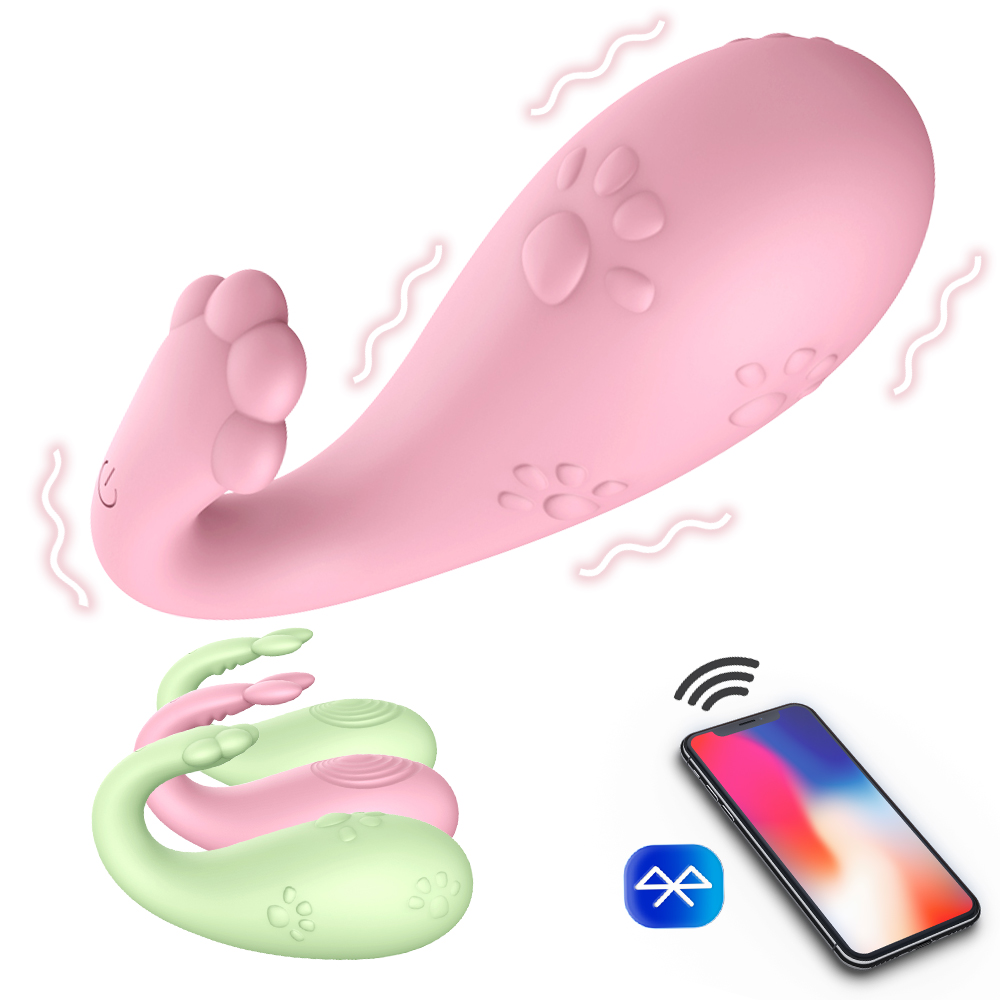 BALA VIBRADORA APP MOVIL PATITA DE GATO 8 FUN