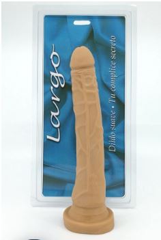 DILDO SUAVE EXTRA LARGO CON VENTOSA 