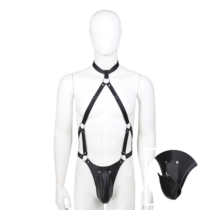 ARNES CUERO SINTETICO PARA CABALLERO BDSM