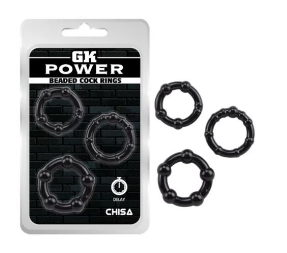 SET ANILLOS GK POWER AZULES 3 PZAS.