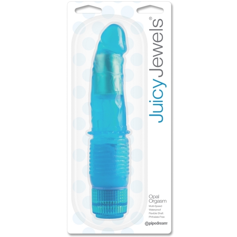 VIBRADOR JUICY JEWELS OPAL ORGASM AZUL