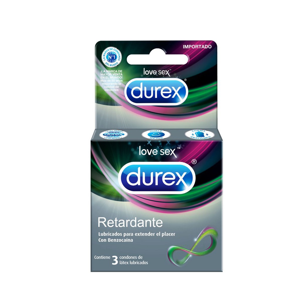CONDON SICO DUREX RETARDANTE LOV SEX 3 PZAS.