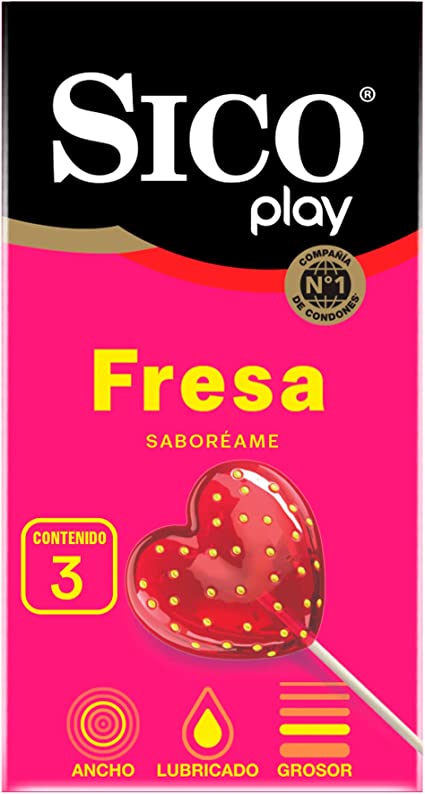 CONDON 3 PZAS SICO PLAY SABOREAME SABORFRESA