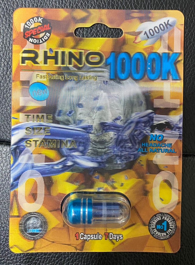 PASTILLA RHINO 1000K