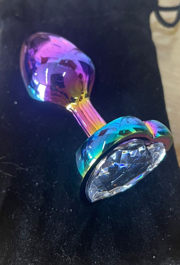 PLUG ANAL ACERO CORAZON TORNASOL