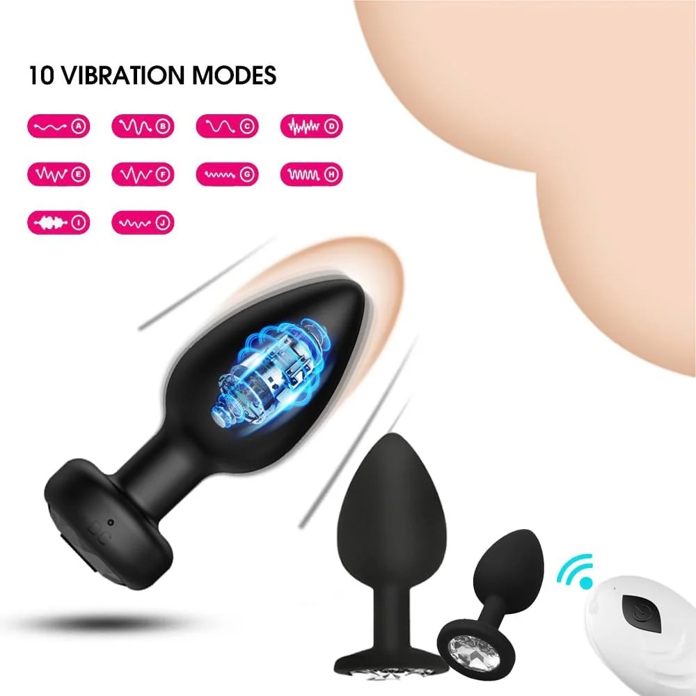 PLUG ANAL CON CONTROL REMOTO