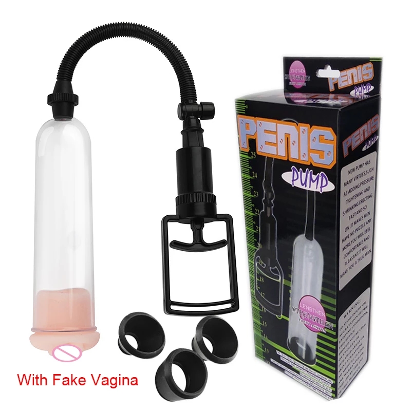 BOMBA DE VACIO PENIS PUMP CON VAGINA