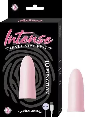 [NT2851] BALA VIBRADORA INTENSE TRAVEL VIBE PEPITE ROSA RECARGABLE