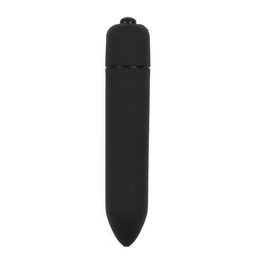 [VAR0914] BALA VIBRADORA MISIL SATINADA NEGRA