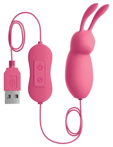 [PD179000] BALA VIBRADORA OMG CONEJO SILICONA C/CONTROL USB