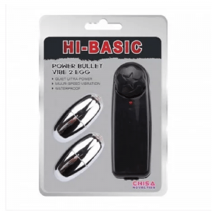 [CN330105508] BALA VIBRADORA DOBLE POWER BULLET VIBE 2 EGG