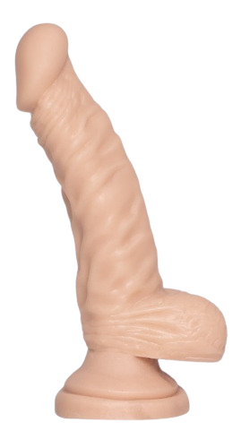[FANV002] DILDO CON CHUPON Y TESTICULOS PARA ARNÉS