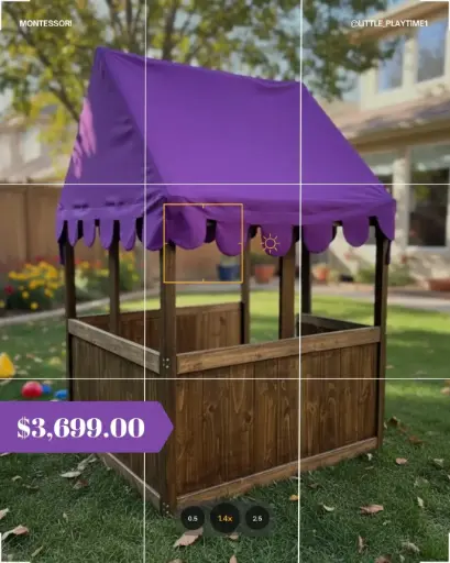 CASITA VIENA MADERA ENTINTADA INCLUYE CARPA
