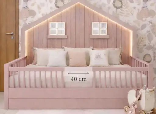 [NID2003] CAMA NIDO C/VENTANAS MATRIMONIAL COLOR
