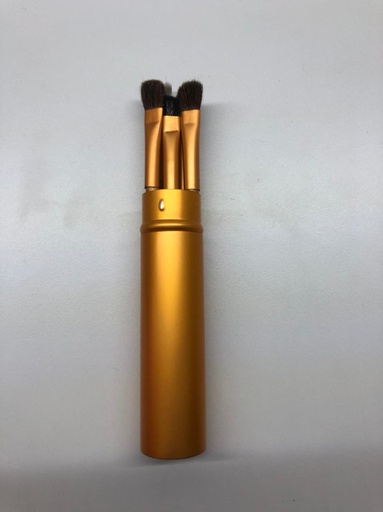 [A5A64E601] KIT BROCHAS MAQUILLAJE CON ESTUCHE METAL