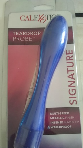 VIBRADOR TEARDROP PROBE MORADO SIGNATURE
